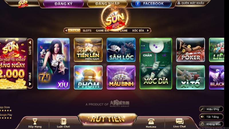 Sunwin là một trong những sân chơi cá cược uy tín hàng đầu